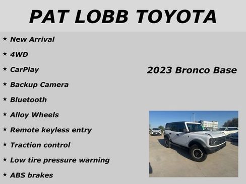 Used 2023 Ford Bronco Base w/ Sasquatch Package image 16