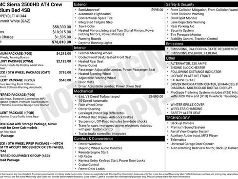 Used 2020 GMC Sierra 2500 AT4 w/ AT4 Premium Package image 4