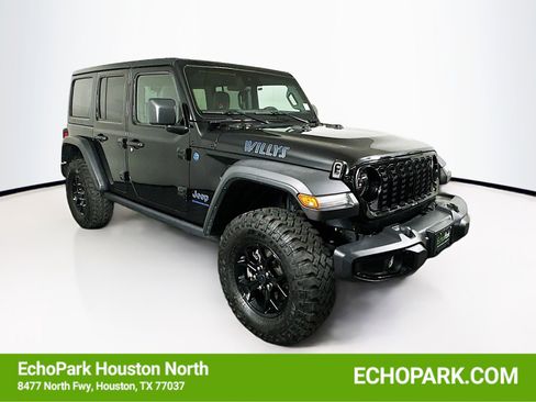 Used 2025 Jeep Wrangler Unlimited Sport S 4xe AWD/4WD image 1