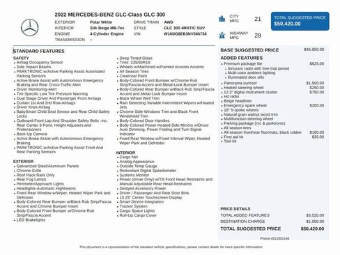 Used 2022 Mercedes-Benz GLC 300 GLC 300 image 8