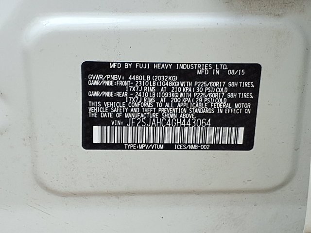 Used 2016 Subaru Forester 2.5i Limited w/ Protection Package #2 AWD/4WD image 10