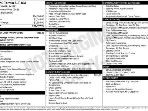 Certified 2024 GMC Terrain SLT w/ LPO, Floor Liner Package image 6