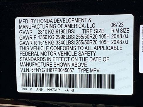 Used 2023 Honda Pilot Elite image 35