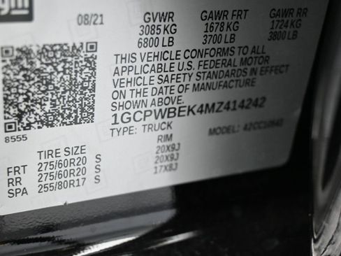 Used 2021 Chevrolet Silverado 1500 Custom RWD image 12