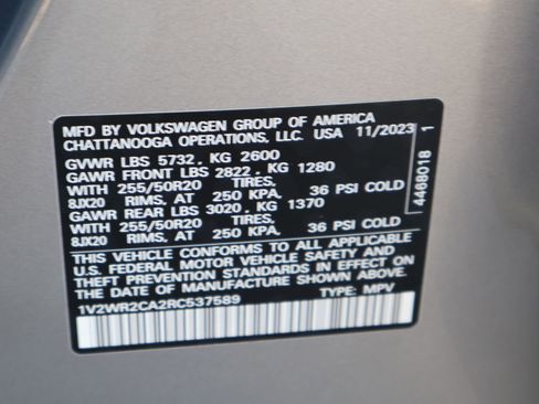 Used 2024 Volkswagen Atlas SE image 51