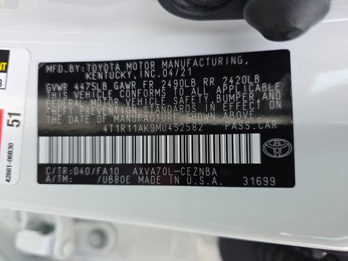 Used 2021 Toyota Camry LE w/ Convenience Package image 33