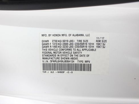 Used 2018 Honda Odyssey Elite image 42