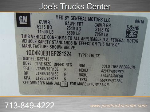 Used 2016 Chevrolet Silverado 3500 LTZ w/ Duramax Plus Package image 62