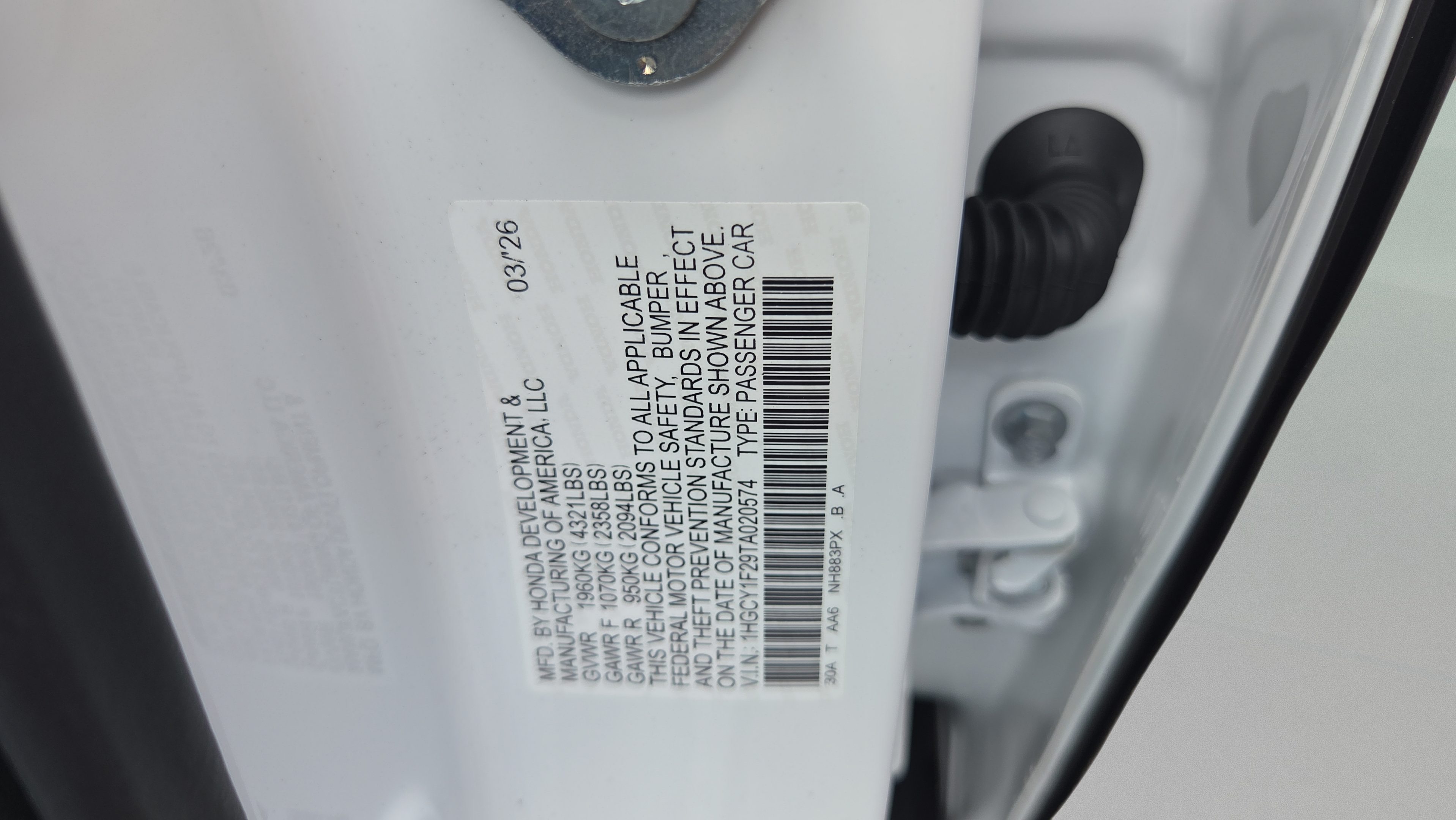 New 2026 Honda Accord LX image 16