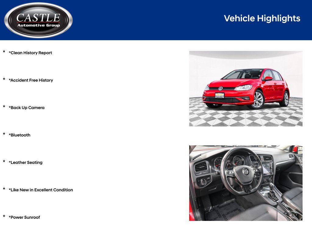 Used 2019 Volkswagen Golf SE w/ Driver Assistance Package FWD image 4
