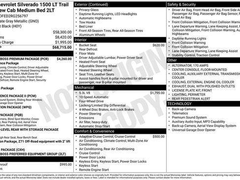 Used 2024 Chevrolet Silverado 1500 LT Trail Boss w/ LT Trail Boss Premium Package AWD/4WD image 13