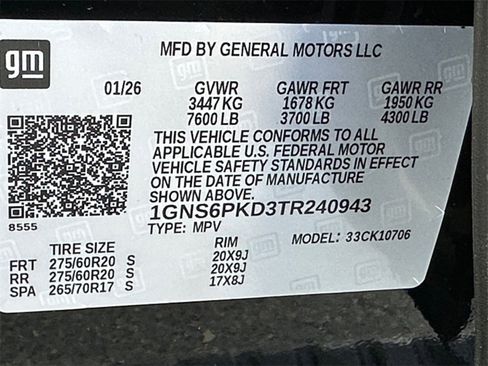 New 2026 Chevrolet Tahoe Z71 w/ Comfort Package image 30