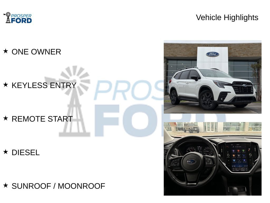Used 2024 Subaru Ascent Onyx Edition AWD/4WD image 5