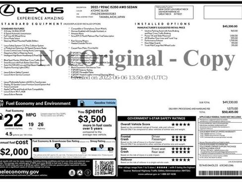 Used 2022 Lexus IS 350 F Sport image 12