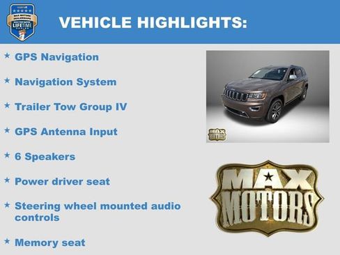 Used 2021 Jeep Grand Cherokee Limited w/ Trailer Tow Group IV AWD/4WD image 6