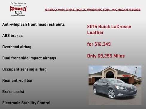 Used 2015 Buick LaCrosse Leather image 25