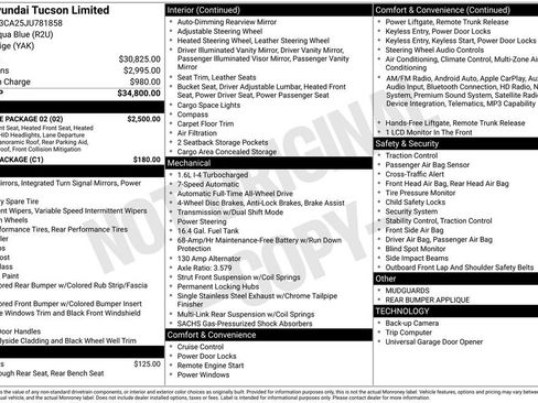 Used 2018 Hyundai Tucson Limited w/ Ultimate Package 02 image 13