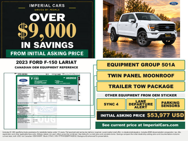 Used 2023 Ford F150 Lariat AWD/4WD image 3