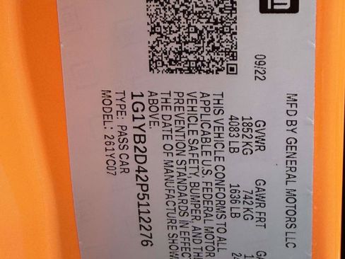 Certified 2023 Chevrolet Corvette Stingray Preferred Cpe w/ Z51 Performance Package RWD image 17