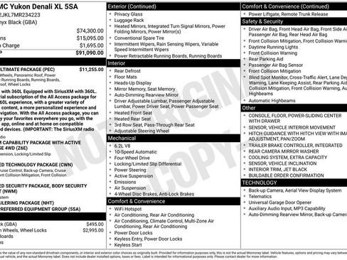 Used 2021 GMC Yukon XL Denali w/ Denali Ultimate Package AWD/4WD image 5