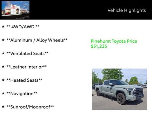 Used 2024 Toyota Tundra Limited w/ Power Package image 13