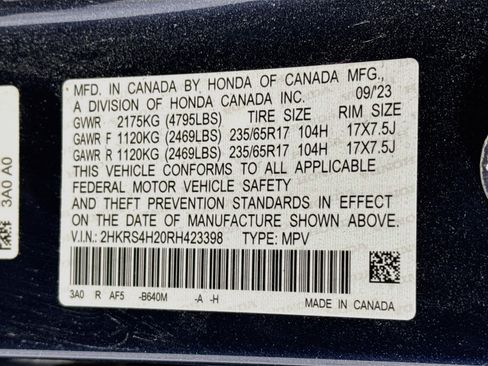 Certified 2024 Honda CR-V LX image 29
