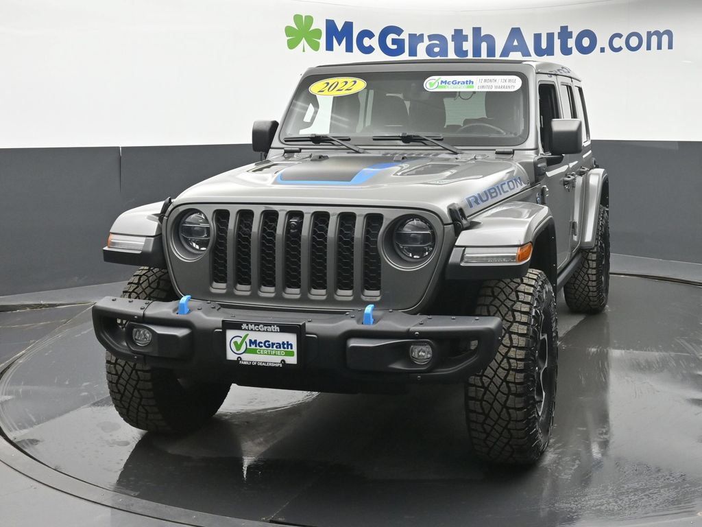 Used 2022 Jeep Wrangler Unlimited Rubicon 4xe w/ Steel Bumper Group AWD/4WD image 6