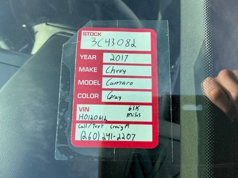 Used 2017 Chevrolet Camaro SS image 34