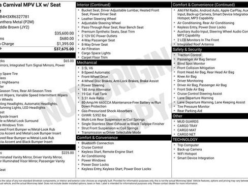 Used 2024 Kia Carnival LX FWD image 5