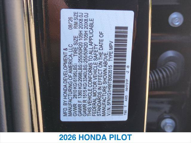 New 2026 Honda Pilot Black Edition image 27