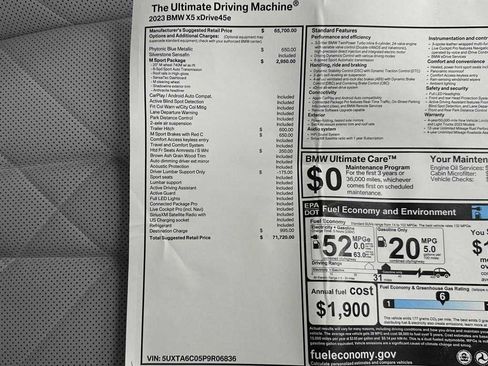 Used 2023 BMW X5 xDrive45e w/ M Sport Package image 43