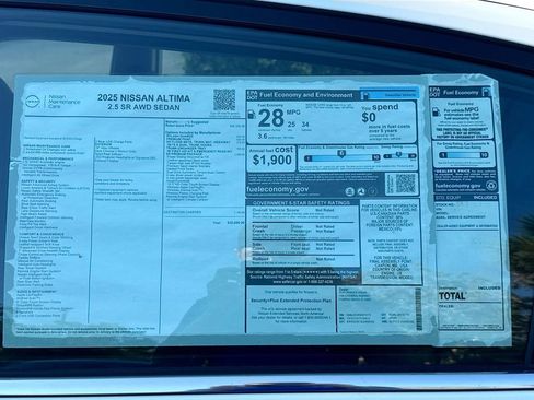 New 2025 Nissan Altima 2.5 SR w/ SR Premium Package image 33