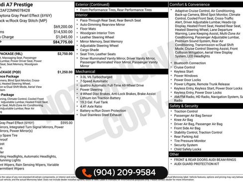 Used 2021 Audi A7 3.0T Prestige w/ Luxury Package image 18