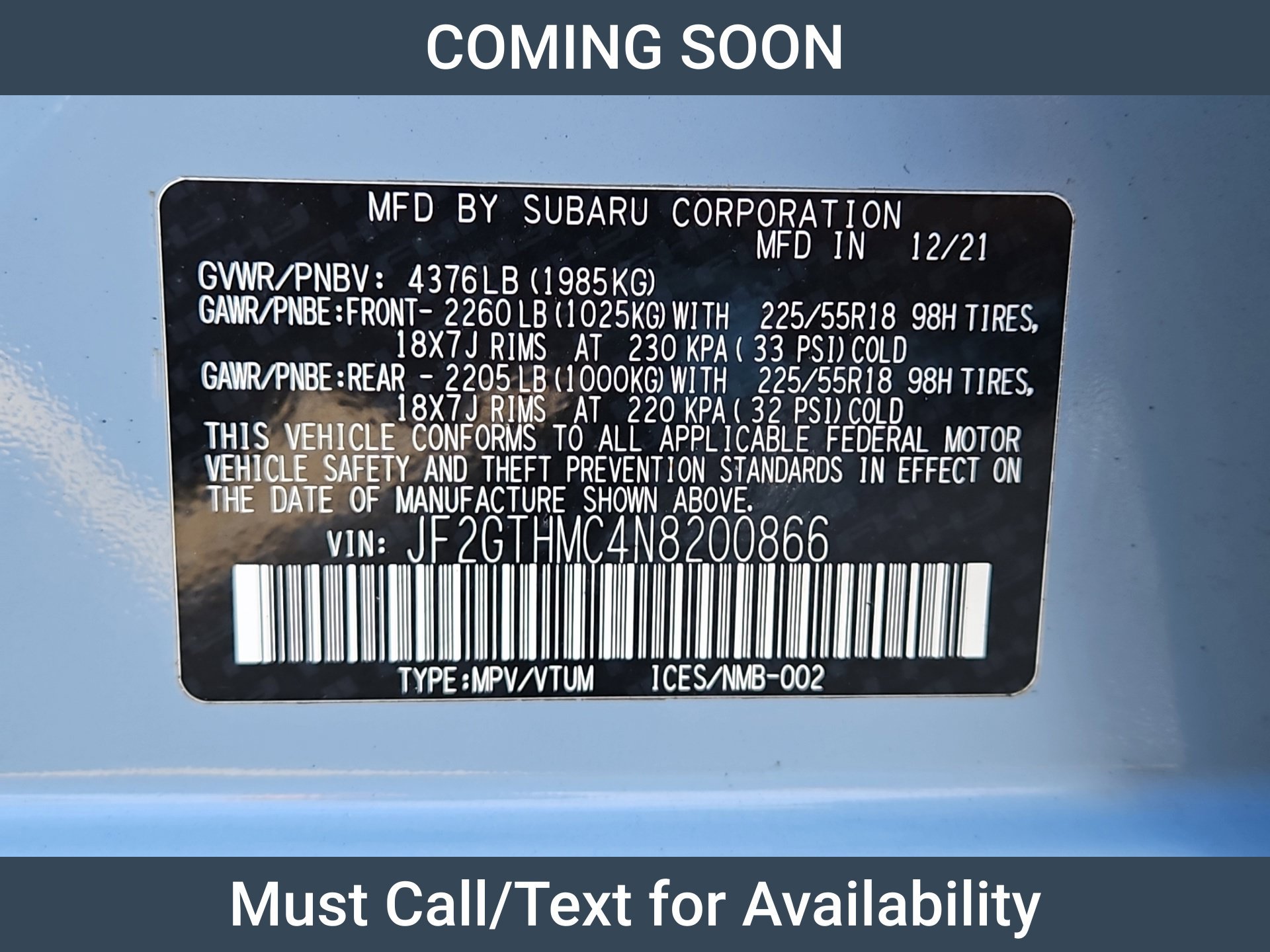 Used 2022 Subaru Crosstrek 2.5i Limited w/ Moonroof Package 1 AWD/4WD image 14