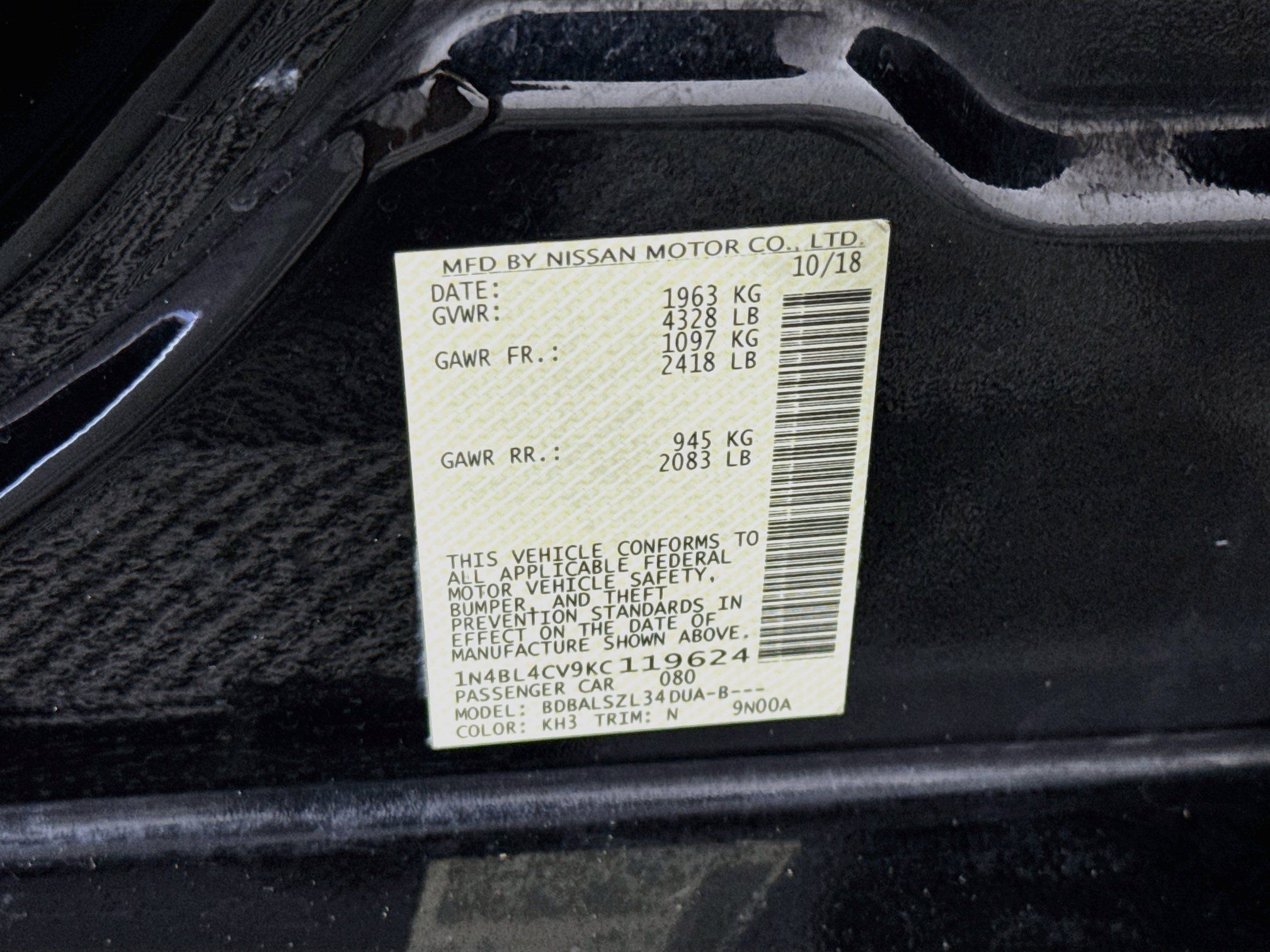 Used 2019 Nissan Altima 2.5 SR FWD image 72