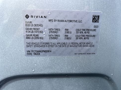 Used 2023 Rivian R1T Adventure AWD/4WD image 29