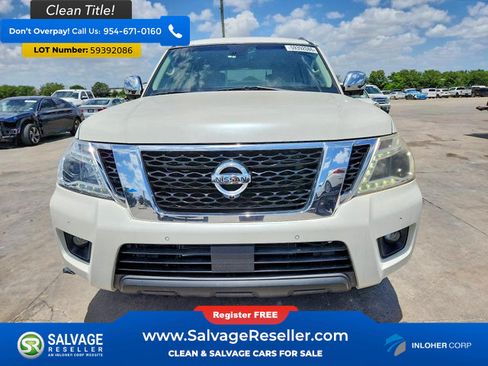 Used 2017 Nissan Armada Platinum w/ Captain Seat Package RWD image 7