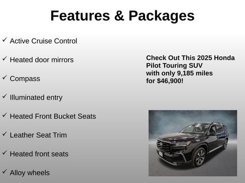 Used 2025 Honda Pilot Touring image 8