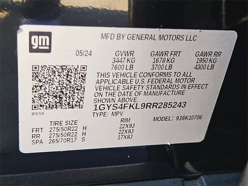 Used 2024 Cadillac Escalade Sport w/ LPO, ONYX Package image 38