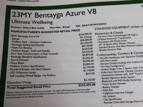 Certified 2023 Bentley Bentayga image 22