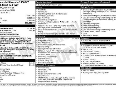 Used 2023 Chevrolet Silverado 1500 W/T w/ WT Value Package image 5