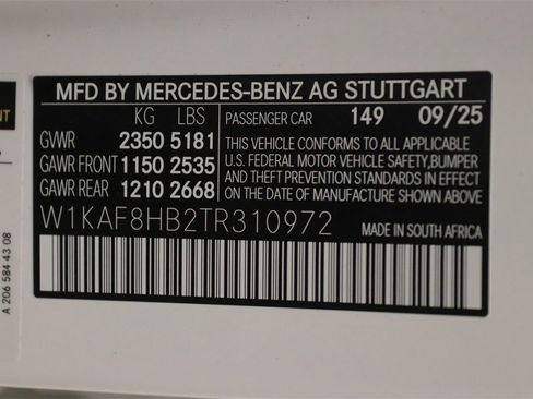 New 2026 Mercedes-Benz C 43 AMG 4MATIC Sedan image 15