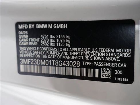 New 2026 BMW M2 RWD image 20