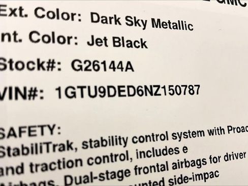 Used 2022 GMC Sierra 1500 SLT w/ SLT Premium Package image 34