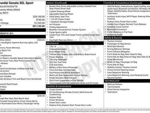 New 2026 Hyundai Sonata SEL image 4