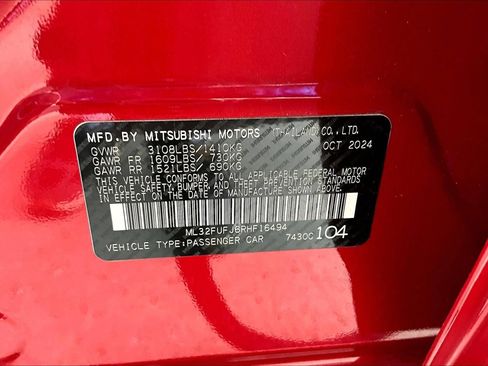 Used 2024 Mitsubishi Mirage G4 LE FWD image 18