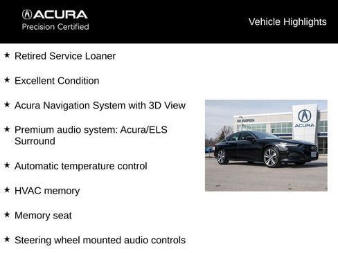 Certified 2025 Acura TLX w/ Technology Package image 5