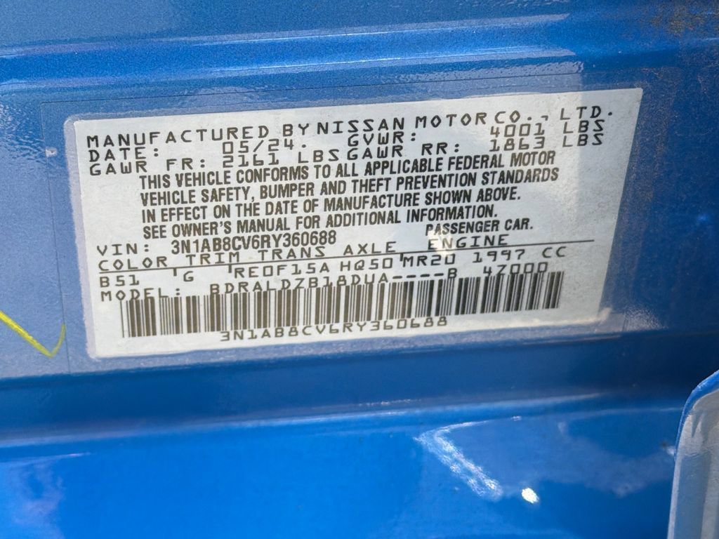 Used 2024 Nissan Sentra SV FWD image 33