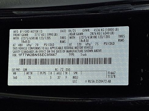 Certified 2025 Ford F250 XLT w/ Snow Plow Prep Package image 28