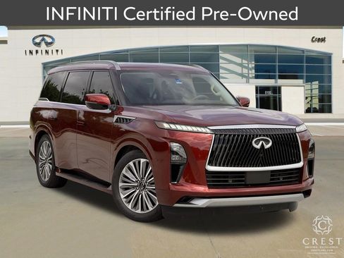 Certified 2025 INFINITI QX80 Luxe w/ Cargo Package RWD image 1